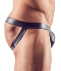 Svenjoyment - Seksowne Męskie Majtki Jockstrap Z Elastycznych Pasków Czarne 2XL