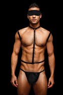 ENVY 3 PCS WETLOOK CHEST HARNESS, M/L