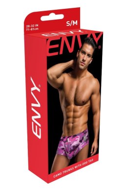 ENVY CAMO TRUCKS WITH DOG TAG PINK, L/XL