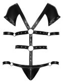 Svenjoyment Bondage - Seksowne Męskie Body Z Pasków BDSM Czarne S