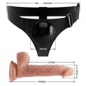 PRETTY LOVE - HARNESS BRIEFS- Kevin, Universal Strap-On, 7.2'' Dildo