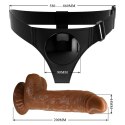 PRETTY LOVE - HARNESS BRIEFS- Micheal, Universal Strap-On, 7.0'' Dildo