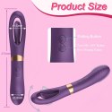 Flicking dual g spot vibrator