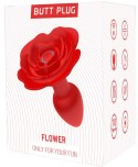 Rose rotating anal plug