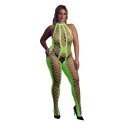 Bodystocking z dekoltem w szpic XL/XXXXL