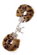 DREAM TOYS HANDCUFFS WITH PLUSH LEOPARD