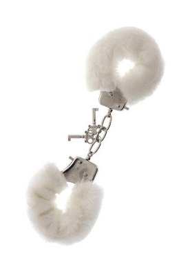 DREAM TOYS HANDCUFFS WITH PLUSH WHITE