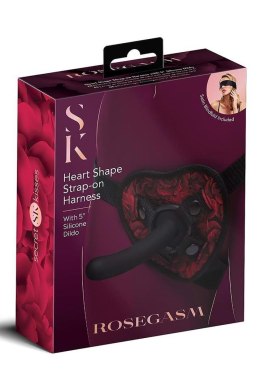 SECRET KISSES ROSEGASM STRAP-ON HARNESS WITH G-SPOT DILDO