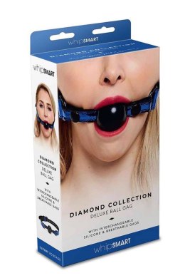 WHIPSMART DIAMOND BALL GAG BLUE