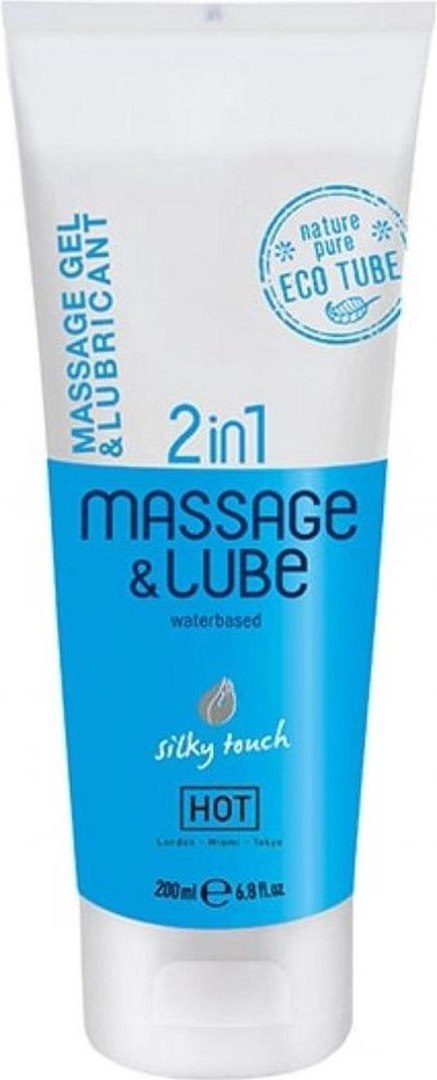 Żel - HOT Massage & Glide Gel 2 in 1 - 200 ml, Silky touch