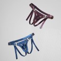 HARNESS SIMILI GENEROUS - ONE SIZE - AUBERGINE