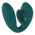 Twitch 3 - Rechargeable Vibrator & Suction - Silicone - 10 Speed - Forest Green