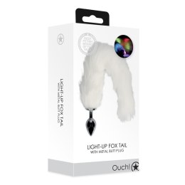 Light-up Fox Tail with Metal Butt Plug