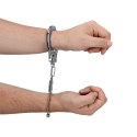 Metal Hand Cuffs - Silver