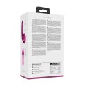 Riko - Rechargeable Triple Action Thumper with Advanced Finger Motion & Pulse Wave Stimulator - Pink