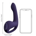 Riko - Rechargeable Triple Action Vibrator with Advanced Finger Motion & Pulse Wave Stimulator - Purple