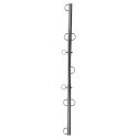 Spreader Bar with Multiple Hooks - Silver