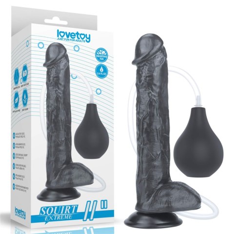 11'' Squirt Extreme Dildo - Black