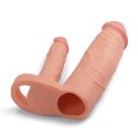 Add 2"" Pleasure X Tender Double Penis Sleeve