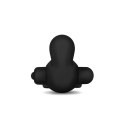 Power Clit Duo Silicone Cockring Black