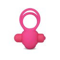 Power Clit Duo Silicone Cockring Pink