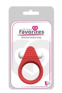 ALL TIME FAVORITES SILICONE STIMU-RING RED