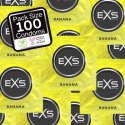 Prezerwatywy Bananowe 100 szt EXS