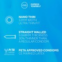 Prezerwatywy Nano cienkie 3 sztuki EXS