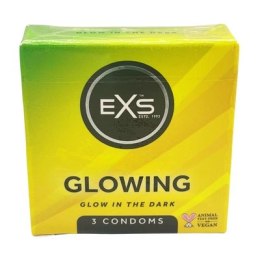 Prezerwatywy świecące 3 szt EXS