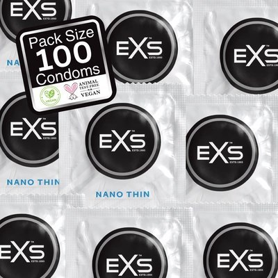 Prezerwatywy Nano cienkie 100 szt EXS