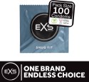 Prezerwatywy Snug Fit 100 sztuk EXS