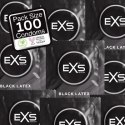 Prezerwatywy czarne 100 szt EXS