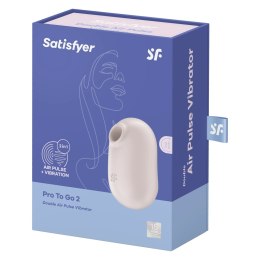 Wibrator z podwójnym pulsowaniem powietrza Pro to Go 2 Satisfyer