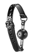 BLAZE BALL GAG CROCO BLACK