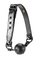 BLAZE BALL GAG CROCO BLACK