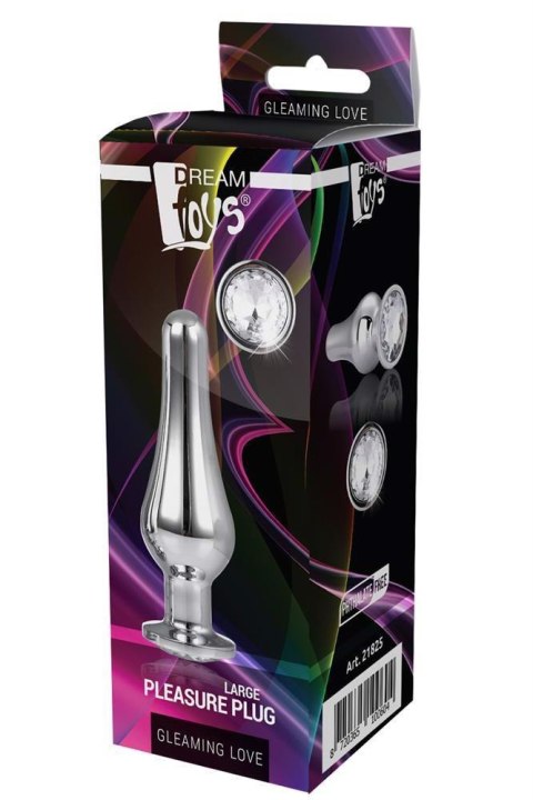 GLEAMING LOVE SILVER PLEASURE PLUG L