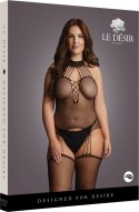 Le desir - Bodystocking z chokerem Plus Size