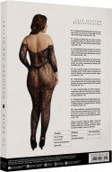 Le desir - Koronkowe bodystocking z otwartym kroczem Plus Size