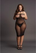 Le desir - Sukienka długa z siateczki Plus Size