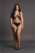 Le desir - Body z wycięciami 2w1 Plus Size