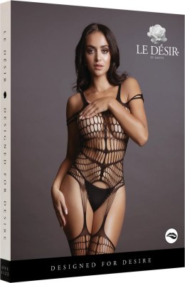 Le desir - Bodystocking do pończoch z nieprzezroczystą podszewką S-XL