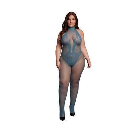 Le desir - Bodystocking z kabaretką Queen Size