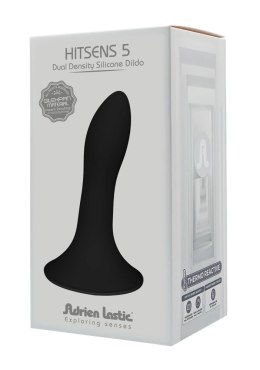Adrien Lastic - Silikonowe Miękkie Dildo 12,9 cm Hitsens 5 Czarne