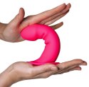 Adrien Lastic - Silikonowe Miękkie Dildo 16,8 cm Hitsens 2 Czerwone