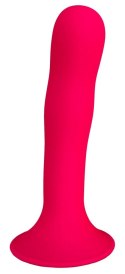 Adrien Lastic - Silikonowe Miękkie Dildo 17,8 cm Hitsens 4 Różowe