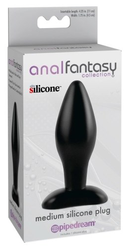 Analfantasy - Stożkowy Korek Analny Czarny 12 Cm