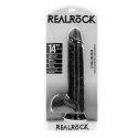 RealRock - Extra duże realistyczne dildo z jądrami 35,5 cm