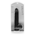 RealRock - Extra duże realistyczne dildo z jądrami 35,5 cm