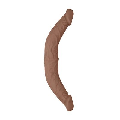 RealRock - Podwójne wygięte dildo mega długie 36cm