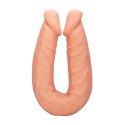 RealRock - Podwójne wygięte dildo mega długie 46cm